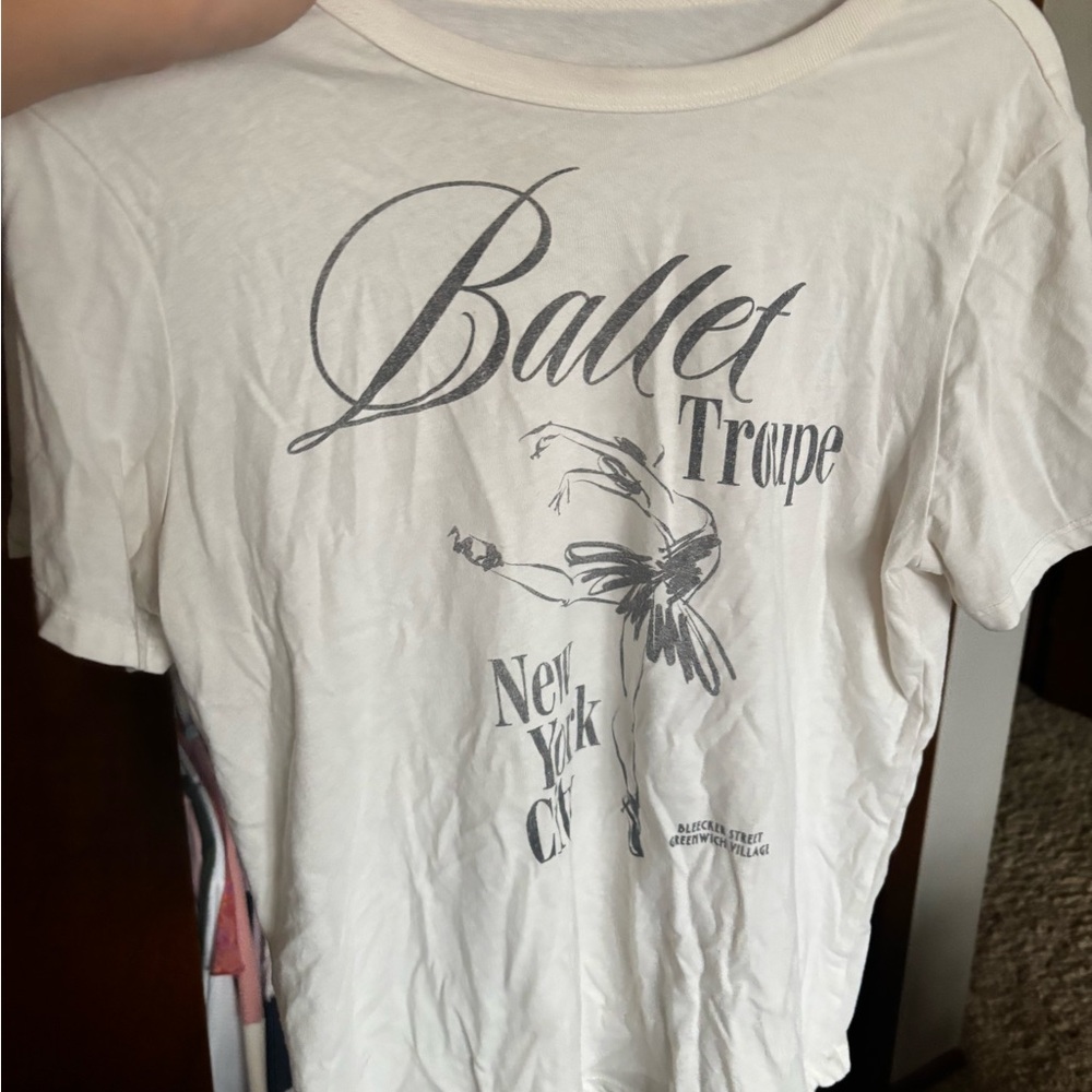 Ballet Troupe Graphic Tee - Cream